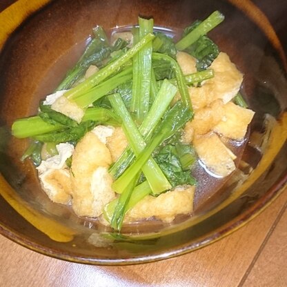 小松菜が特売だったので作りました♪とても美味しかったです(*^^*)